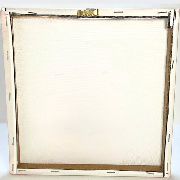 New Vintage-Style Bathroom Canvas Print – 8.5” x 8.5” – Unframed, Classic Decor - Picture 3 of 3